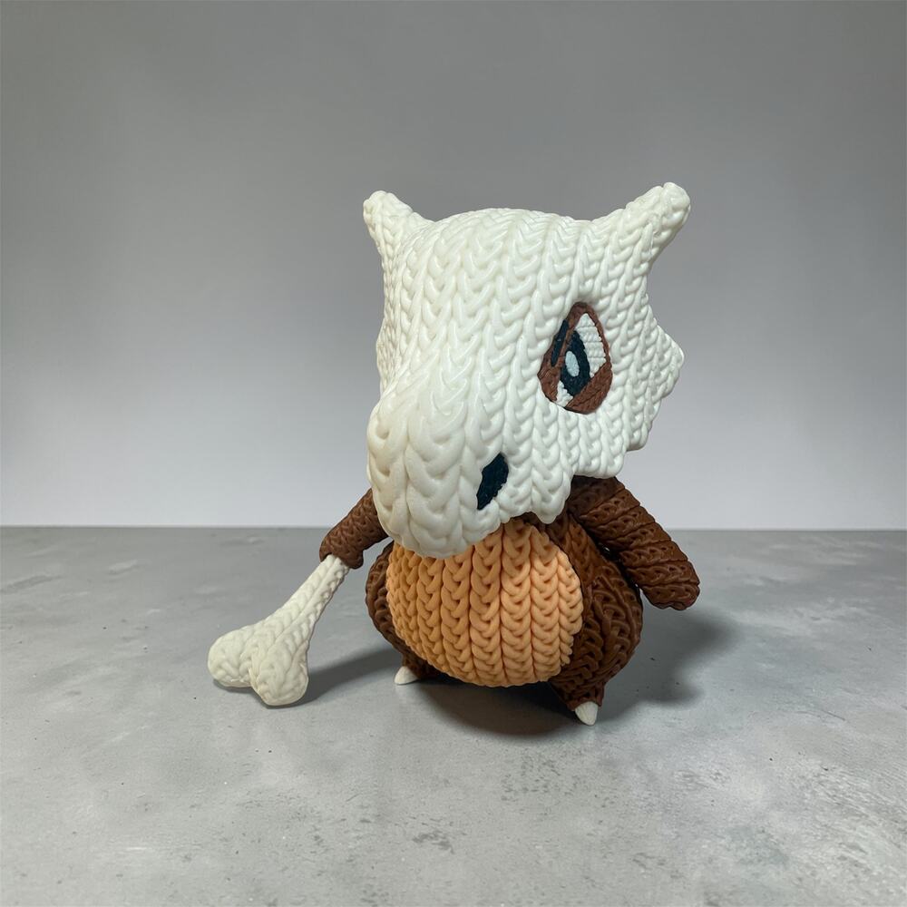 Cubone-Inspired 3D Printed Collectible Figure